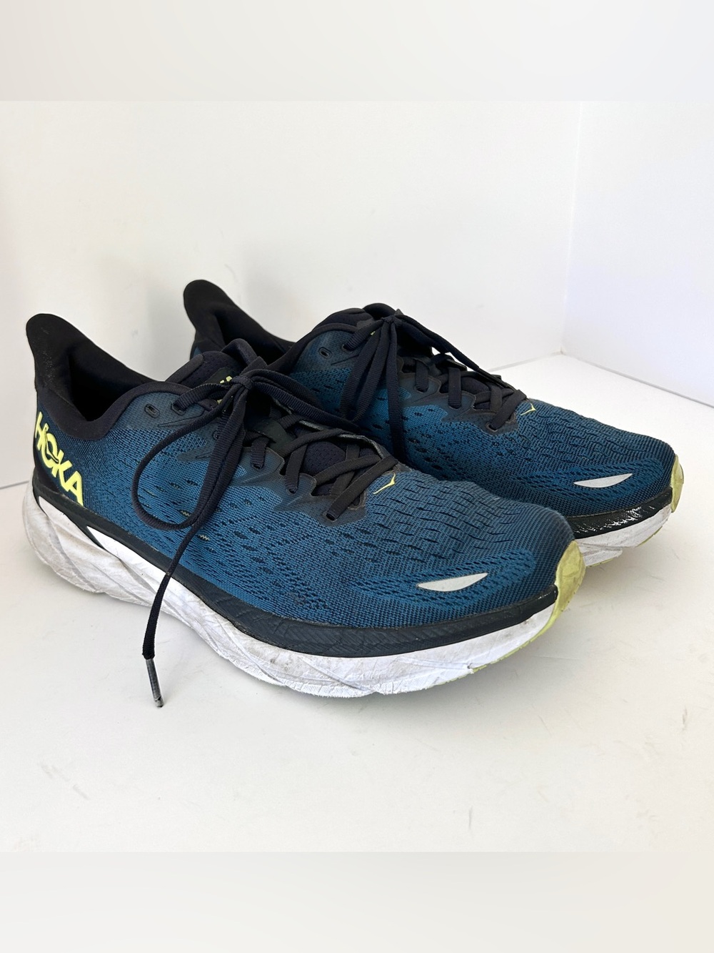 Size 10 D - Men's HOKA One One Clifton 8 Running Shoe Comfort Blue Butterfly